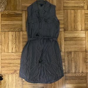 Club Monaco Silk Sleeveless shirt dress